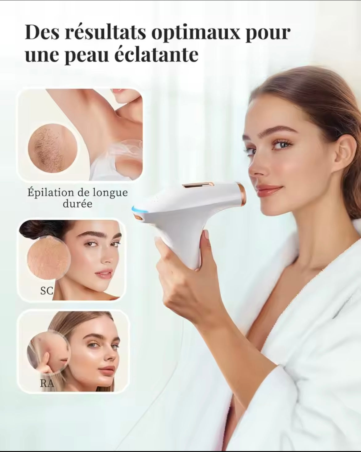 Appareil d'épilation IPL - Flash